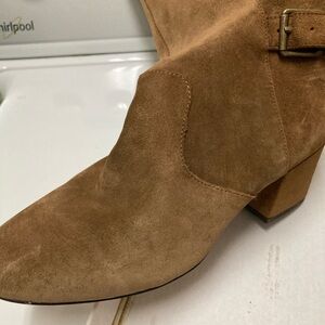 Gianni Bini Brown Suede Heeled Boots